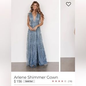 Baltic Born Blue Shimmer Gown